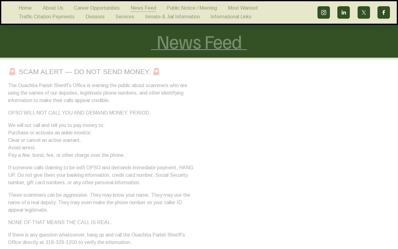OPSO official news feed with dated selected announcements